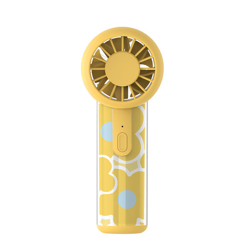 Unisex compact mini-handheld fan with rechargeable battery and quiet motor Kalsten