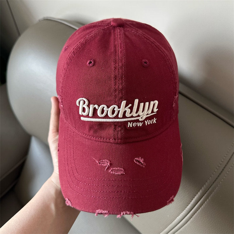Men's Distressed Brooklyn Baseball Cap Kalsten