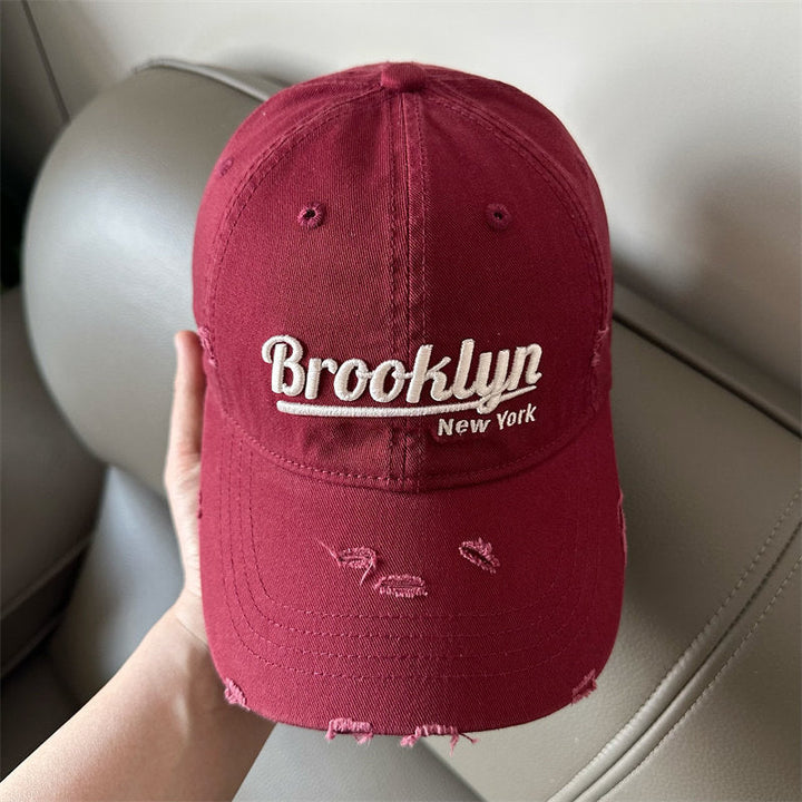 Men's Distressed Brooklyn Baseball Cap Kalsten