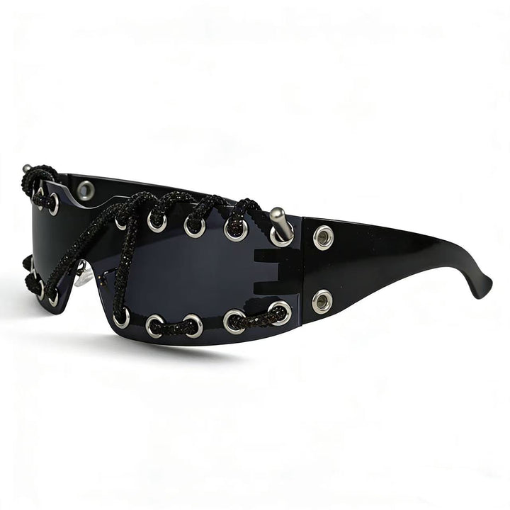 Women's sunglasses with unique lacing design Kalsten
