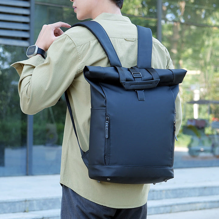 Backpack with Roll Closure and Waterproof Material Kalsten