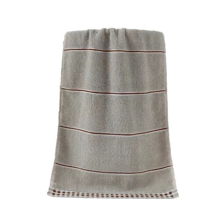 Luxury terry towel with modern check pattern Kalsten