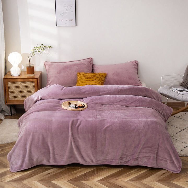Ladies cozy microfiber blanket Kalsten