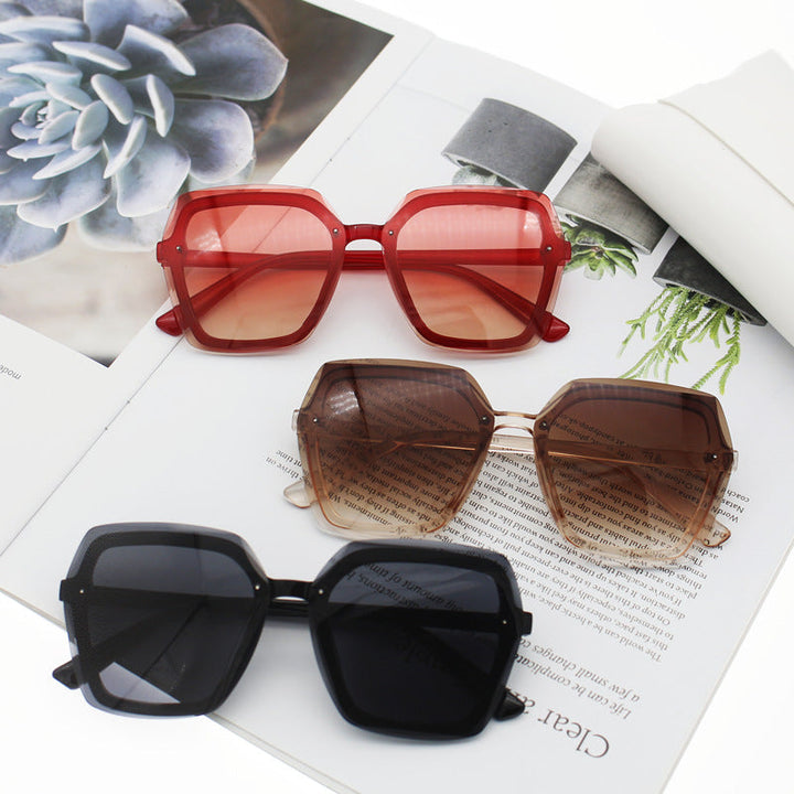 Women's oversized geometric sunglasses Kalsten