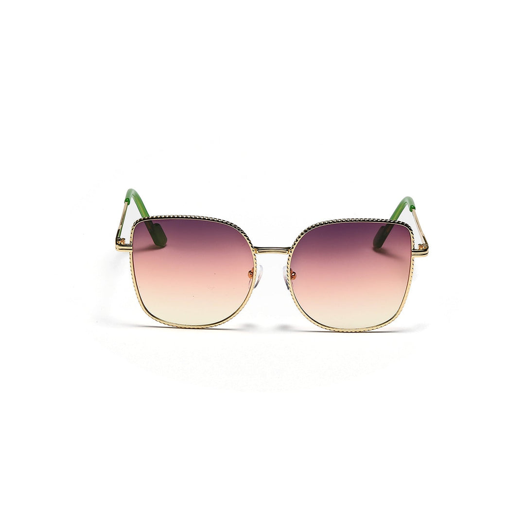 Women's fashionable oversized designer sunglasses with multifaceted frame Kalsten