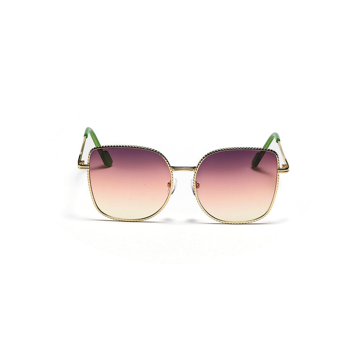 Women's fashionable oversized designer sunglasses with multifaceted frame Kalsten