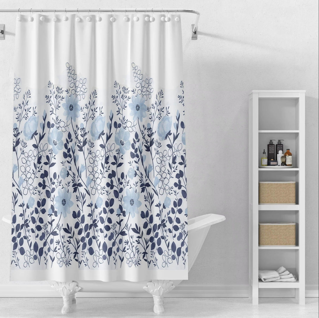 Floral Print Shower Curtain Kalsten
