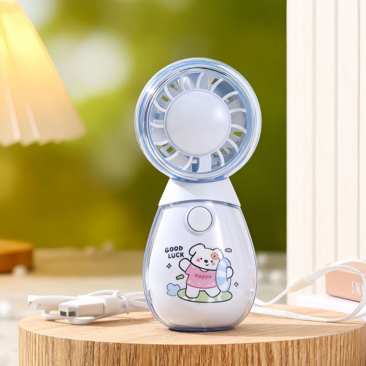 Ladies Portable Hand Fan with Playful Design Kalsten