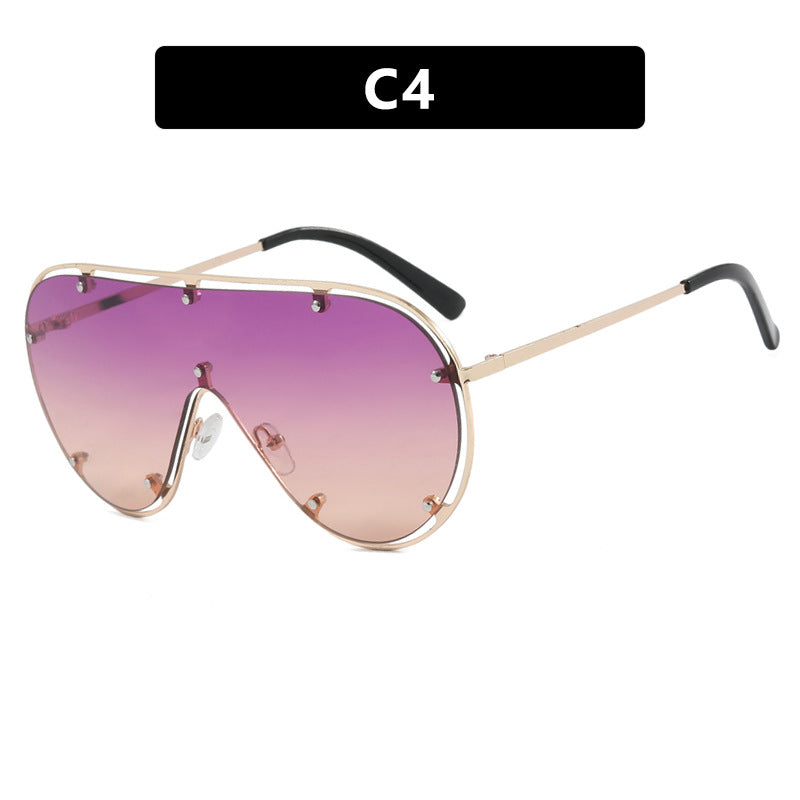 Women's fashionable oversized sunglasses in stylish retro design Kalsten