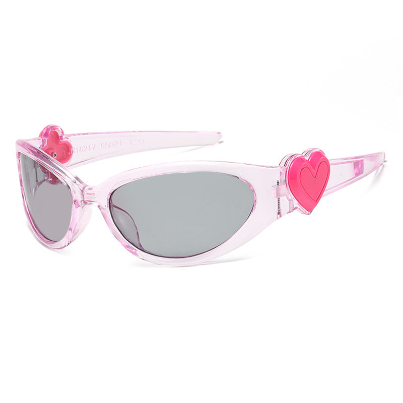 Ladies fashionable sunglasses with heart-shaped detail Kalsten