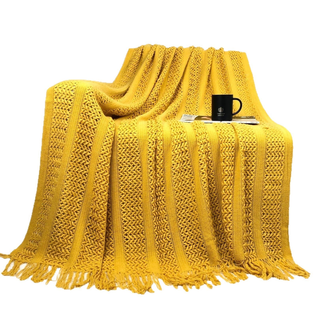 Cozy Knit Throw Blanket Kalsten