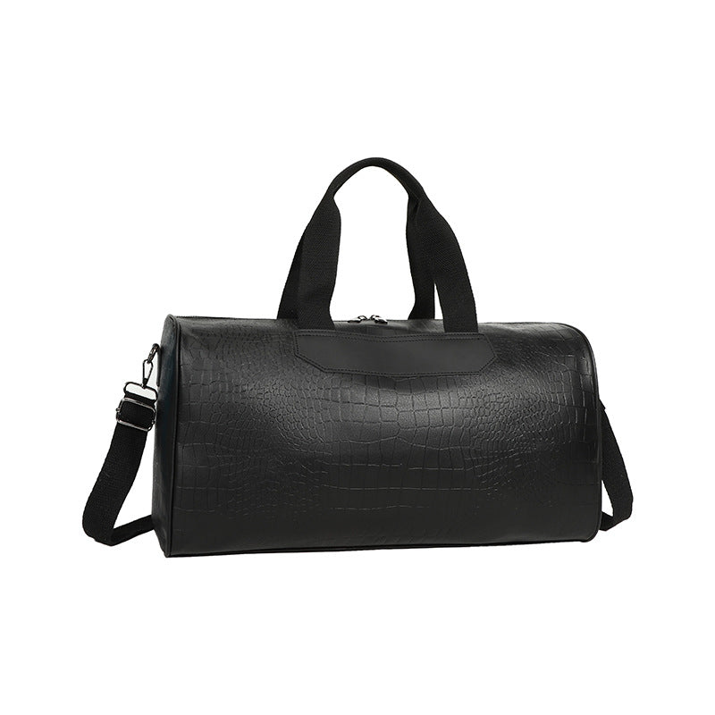Elegant Travel Bag Made of Durable Artificial Leather with Crocodile Pattern Kalsten