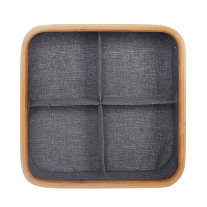 Practical storage basket with compartments Acalora
