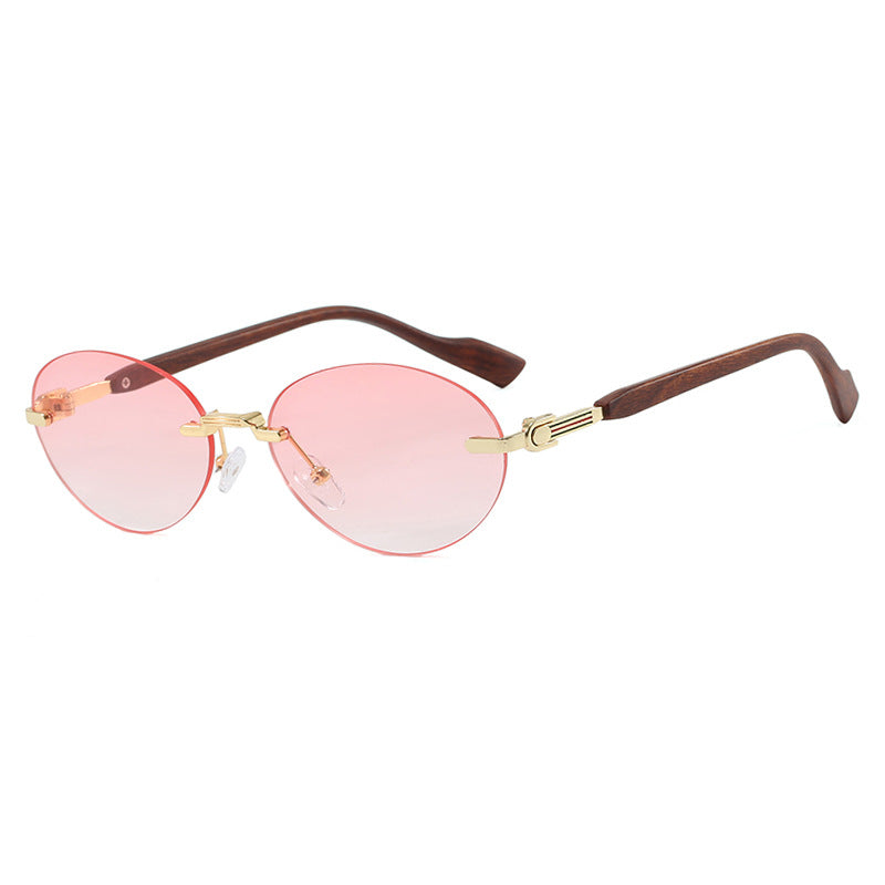 Women's fashionable sunglasses in elegant retro style with high-quality lenses and wooden details Kalsten