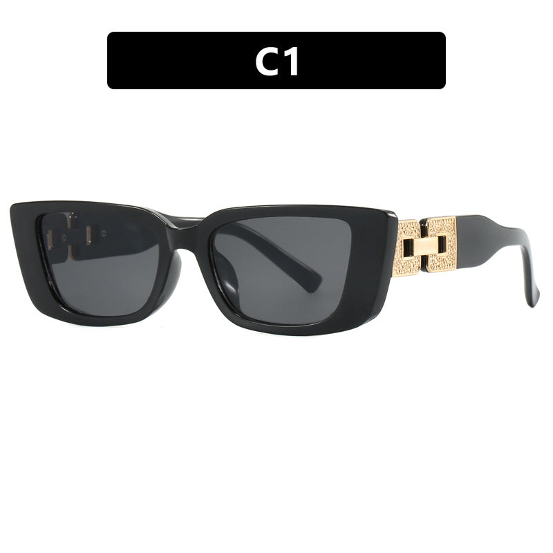 Women's trendy oversized sunglasses with unique leopard print Kalsten