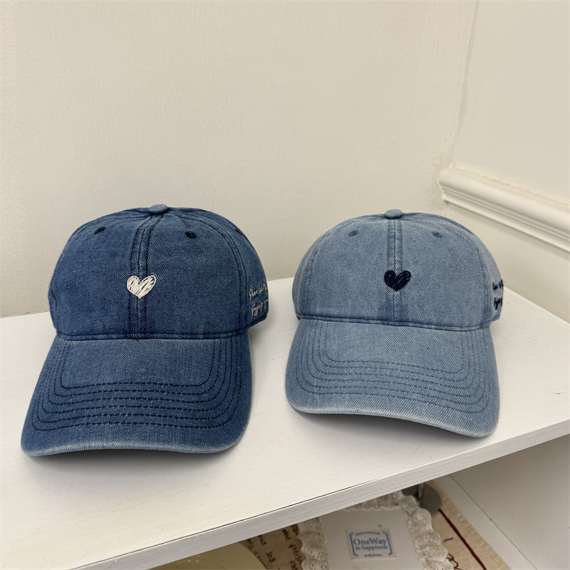 Women's Casual Embroidered Denim Baseball Cap Kalsten