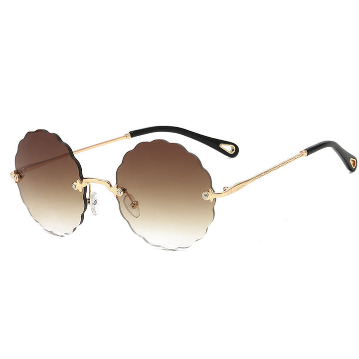 Women's Fashion Glasses with Playful Wave Frame Kalsten