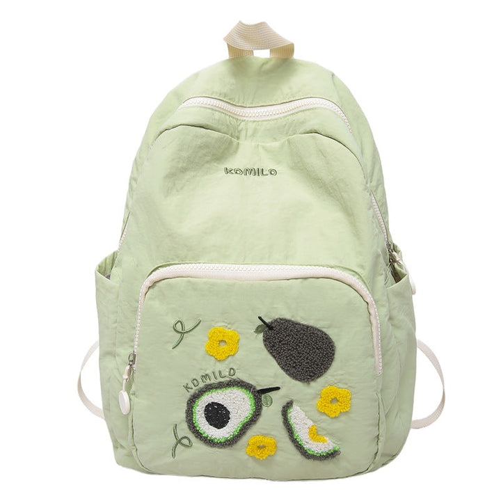 Casual Embroidered School Backpack Kalsten