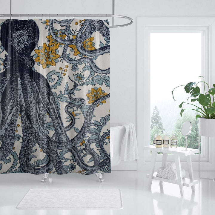 Ocean-Themed Art Shower Curtain Kalsten