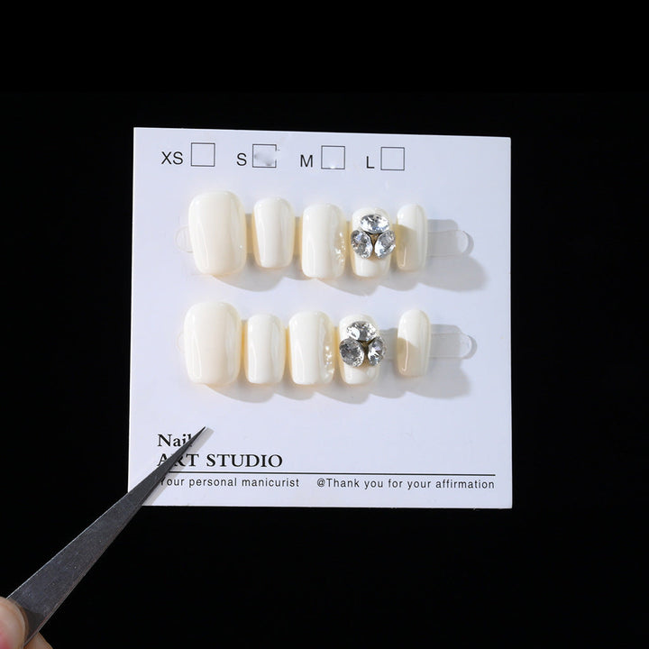Decorative Rhinestone Press-On Nail Set Kalsten
