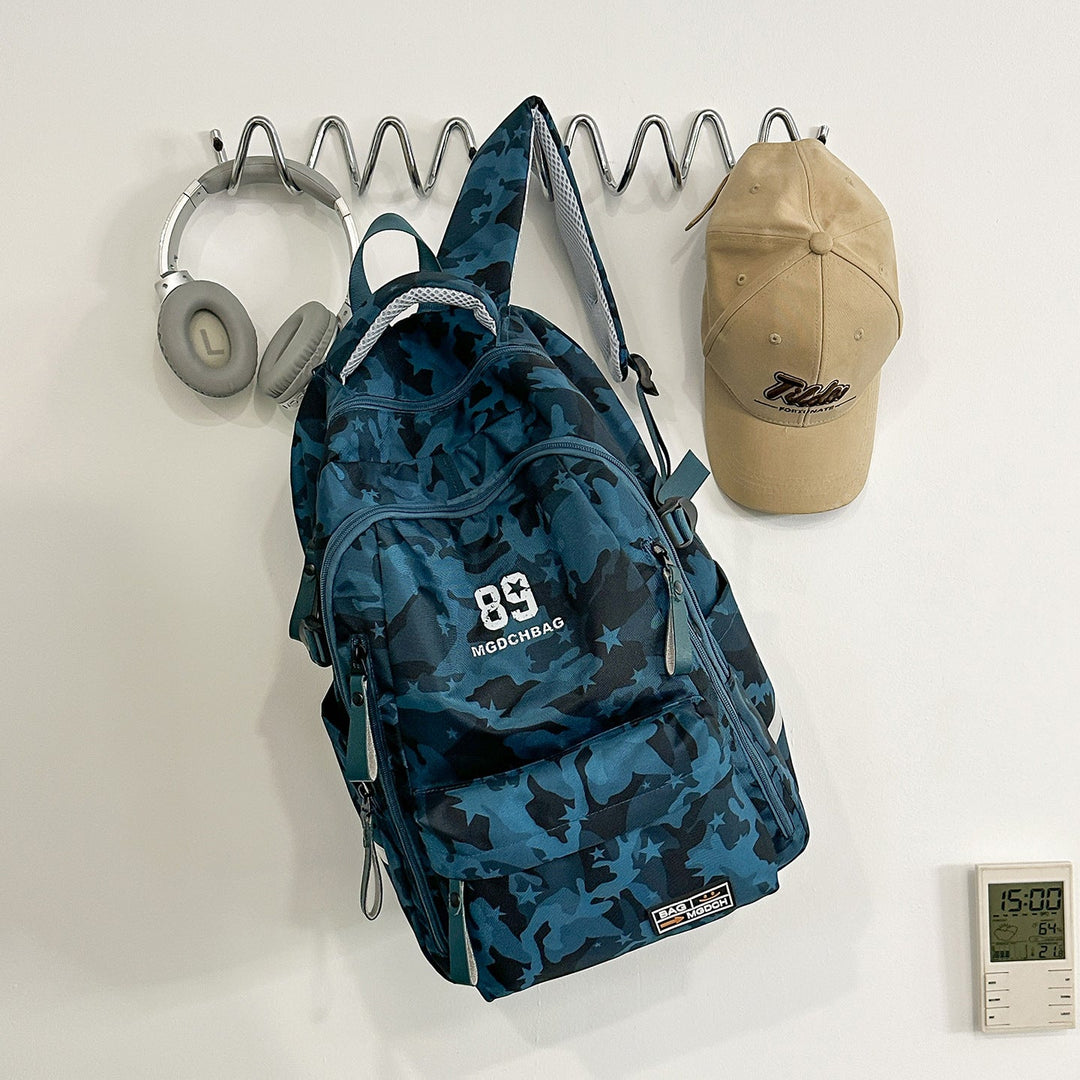 Multi-Functional Urban Camo School Backpack