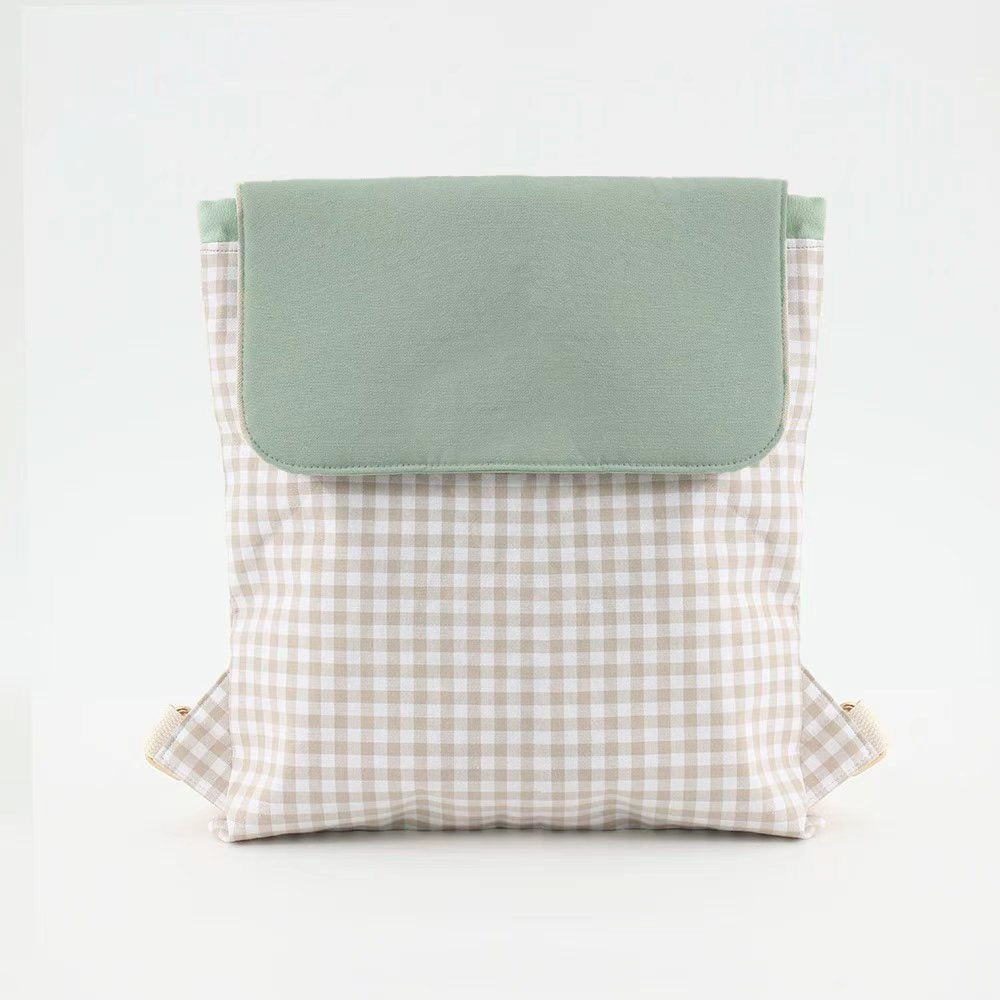 Checked pattern backpack Kalsten