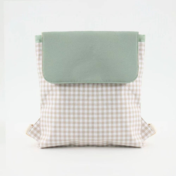 Checked pattern backpack Kalsten