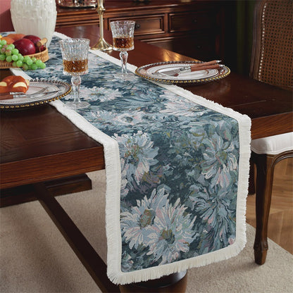 Decorative Floral Pattern Table Runner