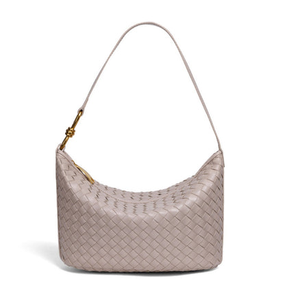 Stylish Woven Leather Handbag Acalora