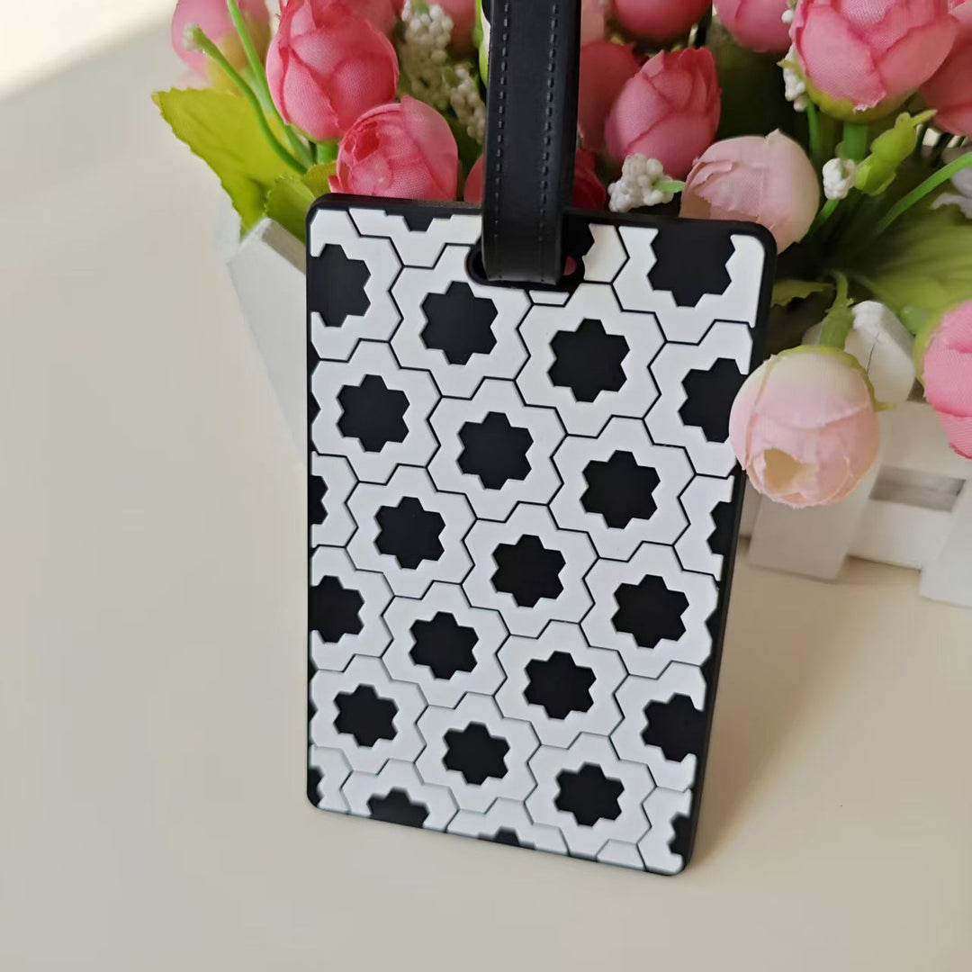 Unisex luggage tag in creative Tetris design Kalsten