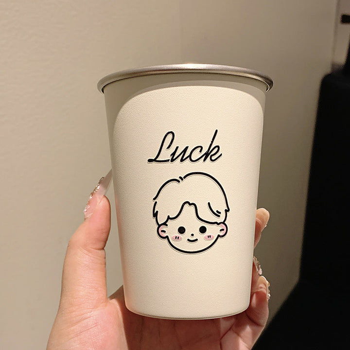 Ceramic mug with cheerful face design Kalsten