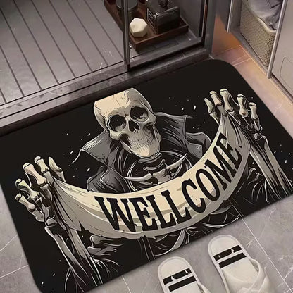 Horror-Themed Welcome Mat Acalora