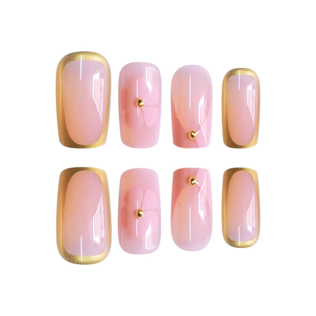 Elegant French Tip Press-On Nails Kalsten