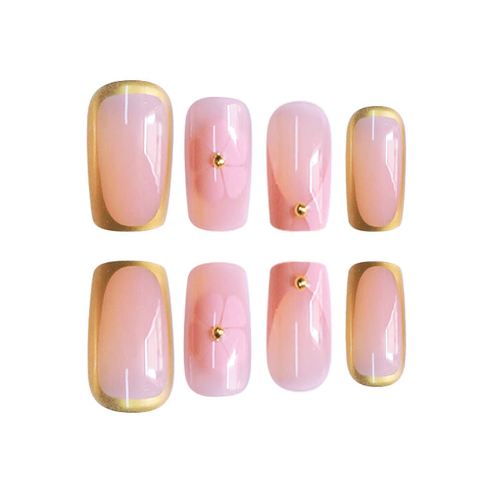 Elegant French Tip Press-On Nails Kalsten