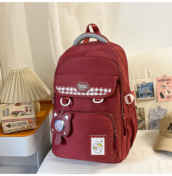 Cute Character Design Utility School Backpack