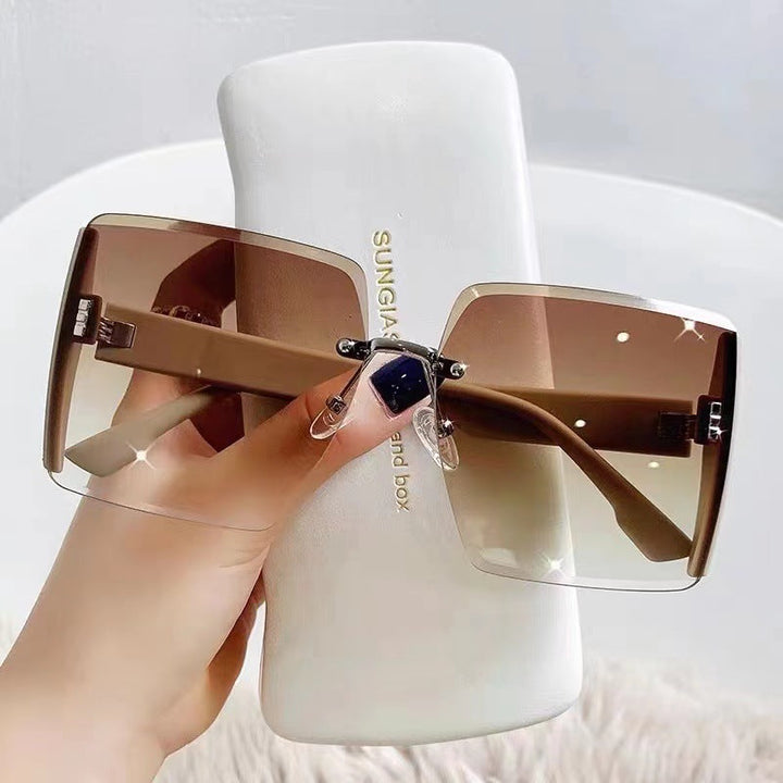 Women's oversized square sunglasses with UV protection Kalsten