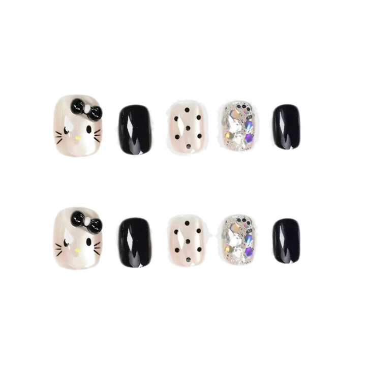 Premium Glittering Press-On Nail Extensions Kalsten