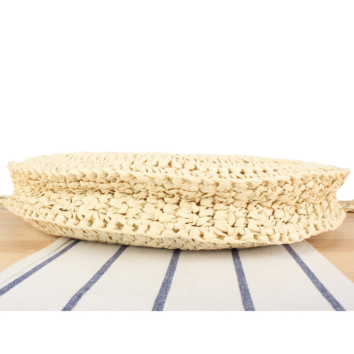 Macrame Crossbody Bag with Wooden Handle Kalsten