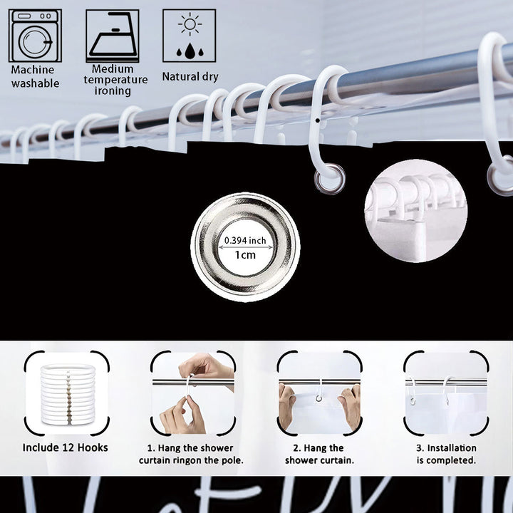 Bathroom Rules Digital Bathroom Décor Set Kalsten