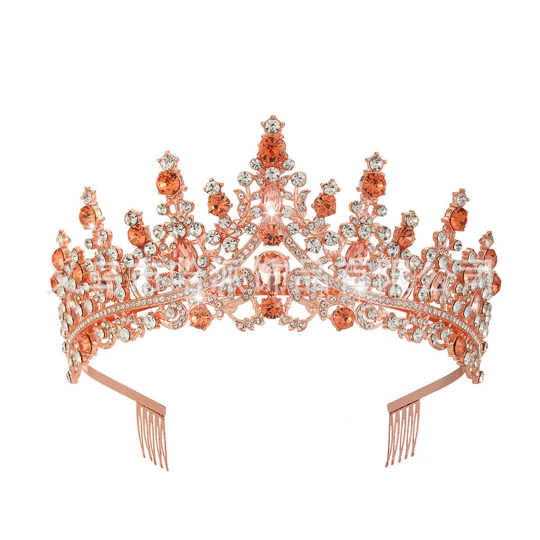 Ladies Rhinestone Tiara with Sparkling Gemstones Kalsten