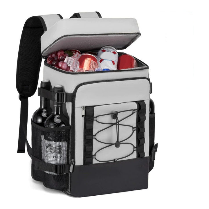 Unisex nan insulated cooler backpack with integrated bottle holder and organizer Kalsten