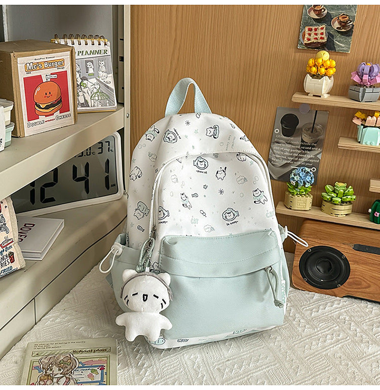Cute Character-Themed School Backpack