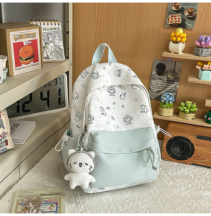 Cute Character-Themed School Backpack