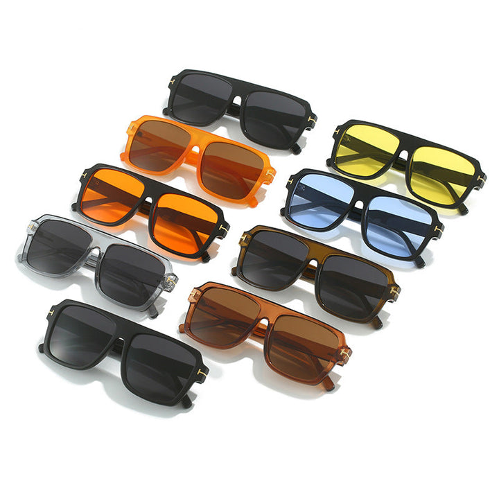 Women's square sunglasses with stylish, transparent frame Kalsten