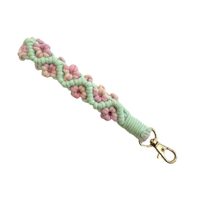 Decorative Macrame Keychain Strap Acalora