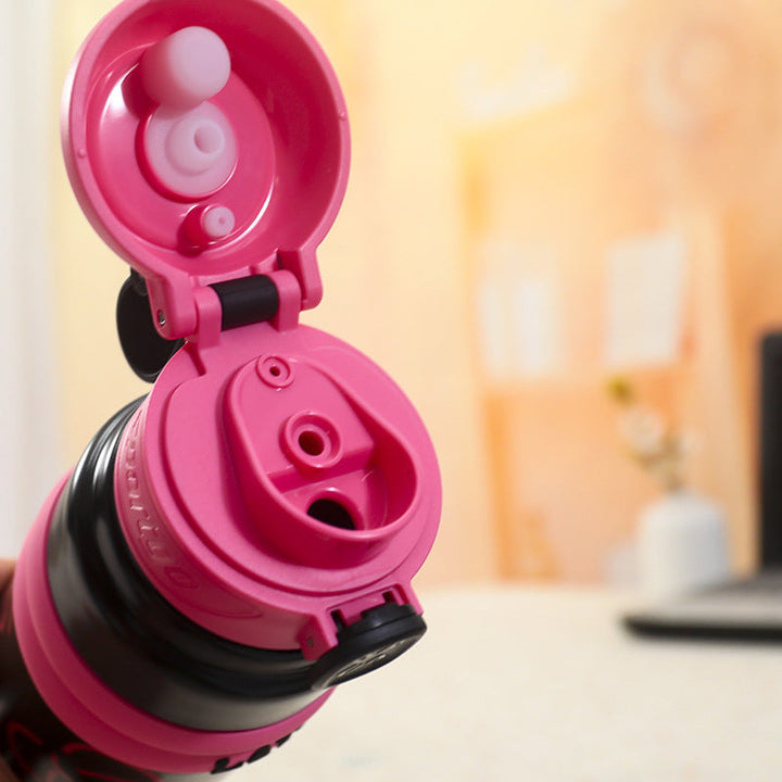 Women's Practical Insulated Drinking Bottle with High-Quality Silicone Ring Kalsten