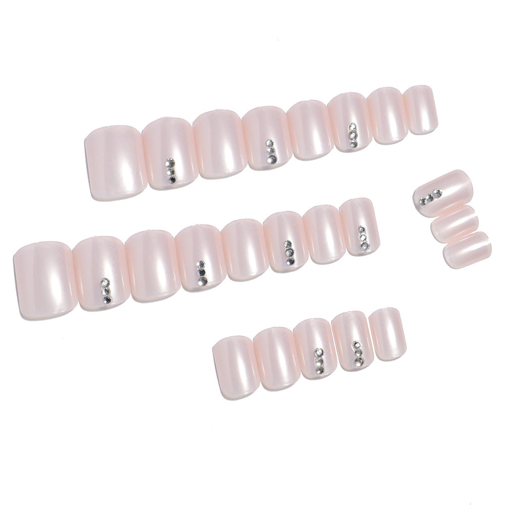 Premium Press-On Nail Kit with Natural Finish Kalsten
