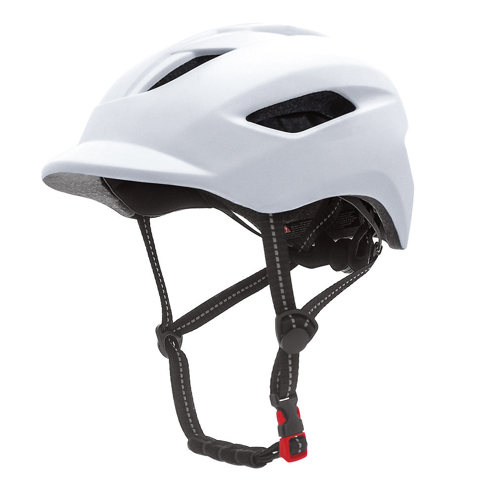urban commuter cycling helmet with adjustable retention and integrated visor Kalsten