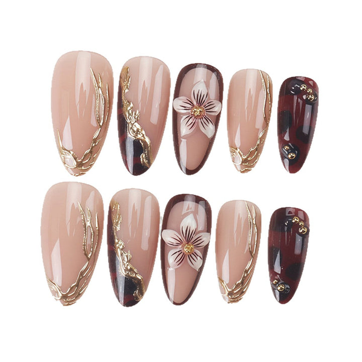 Artistic Floral Nail Design Kalsten