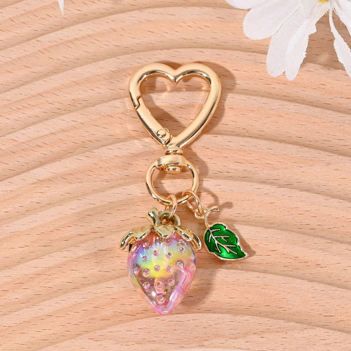 Keychain with Fruity Strawberry Design Kalsten